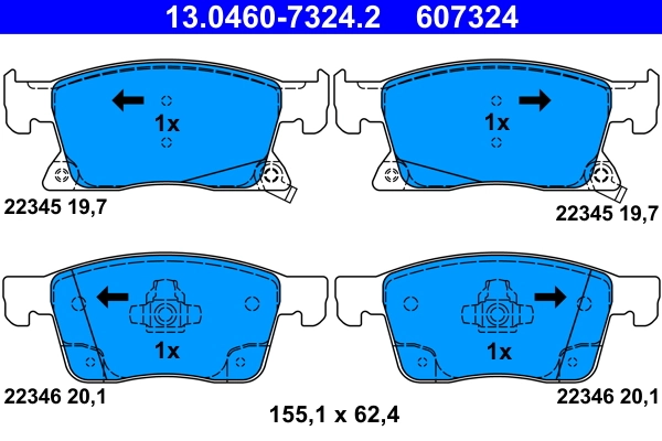 Brake Pad Set, disc brake