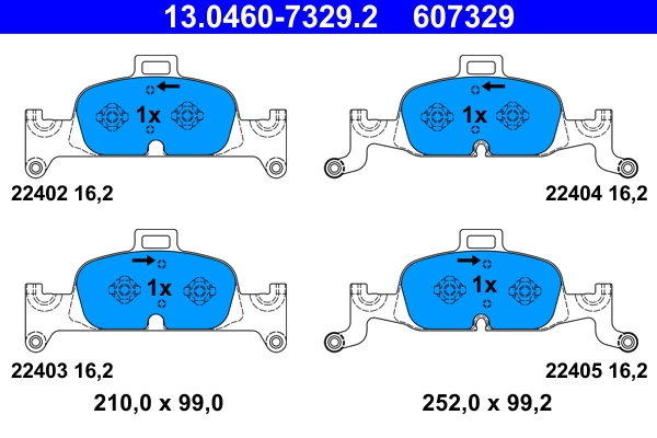 Brake Pad Set, disc brake