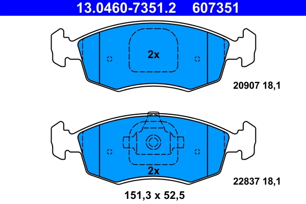Brake Pad Set, disc brake