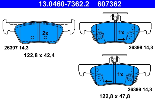 Brake Pad Set, disc brake