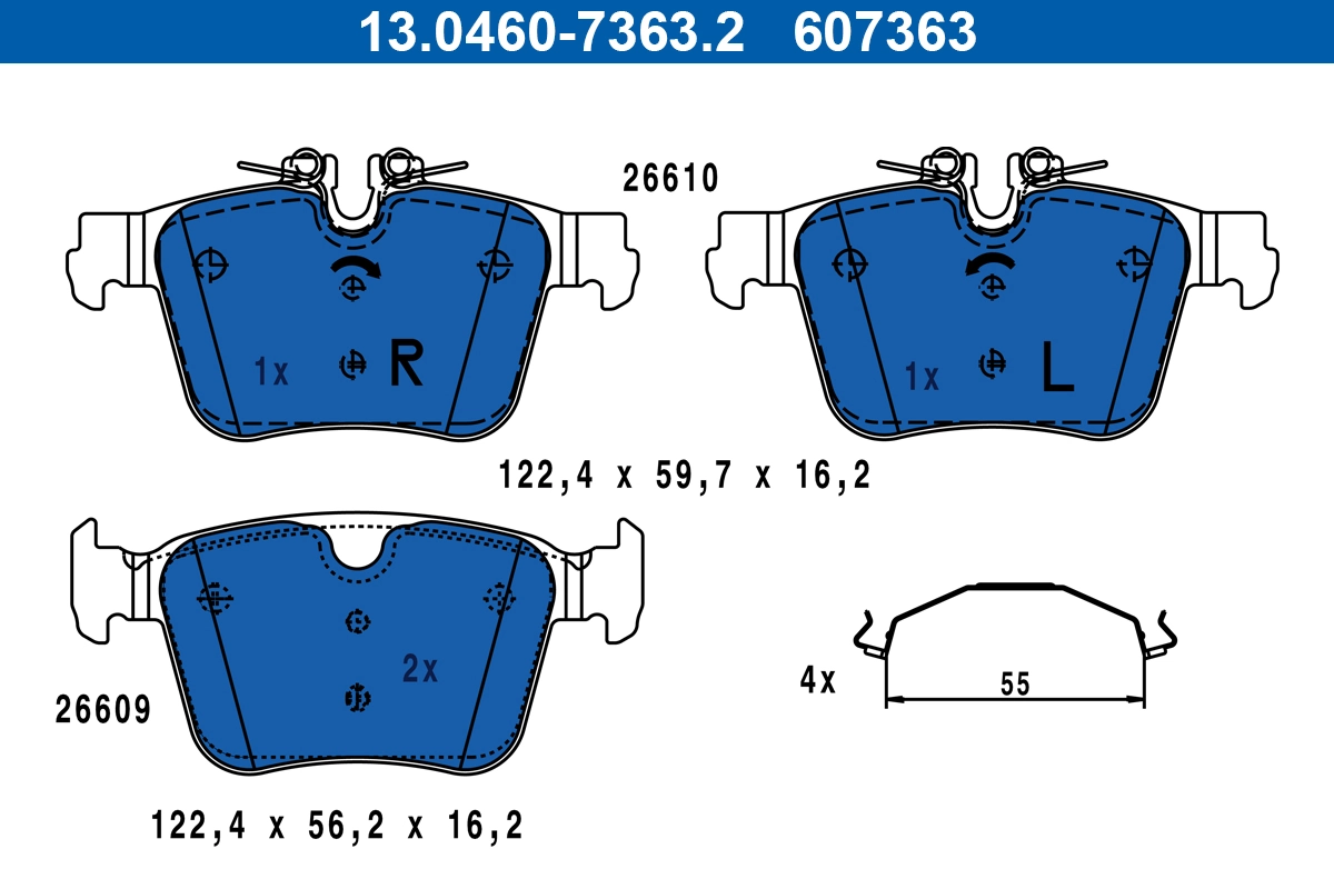 Brake Pad Set, disc brake