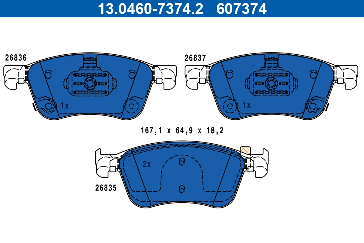 Brake Pad Set, disc brake