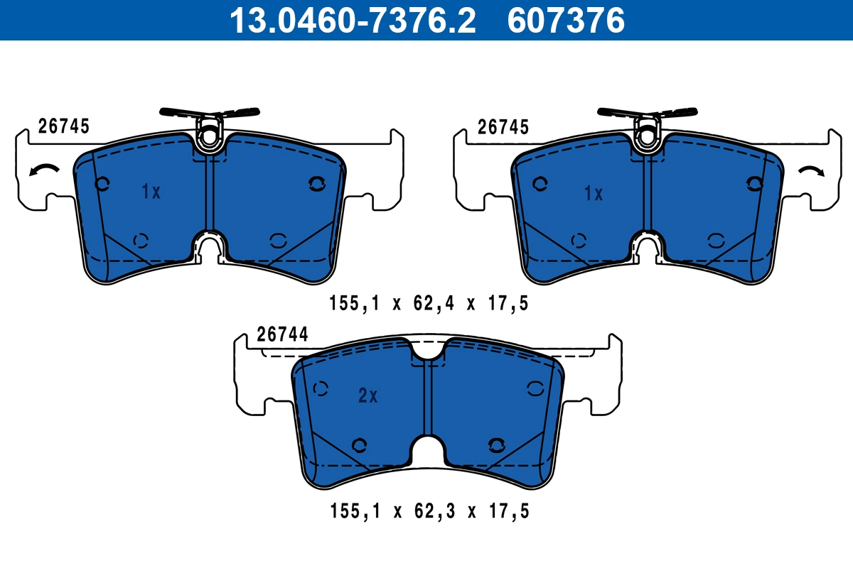 Brake Pad Set, disc brake