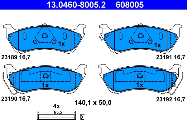 Brake Pad Set, disc brake