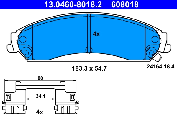 Brake Pad Set, disc brake