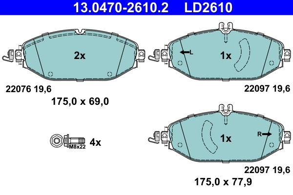 Brake Pad Set, disc brake