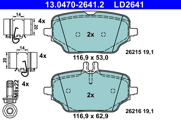 Brake Pad Set, disc brake