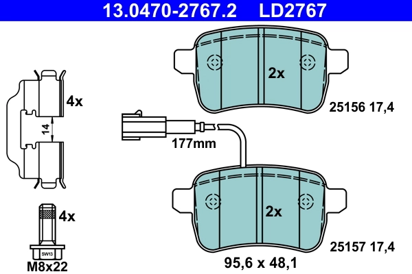Brake Pad Set, disc brake