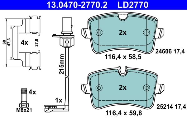 Brake Pad Set, disc brake