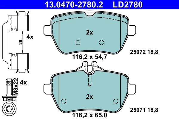 Brake Pad Set, disc brake