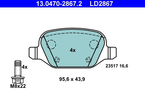 Brake Pad Set, disc brake