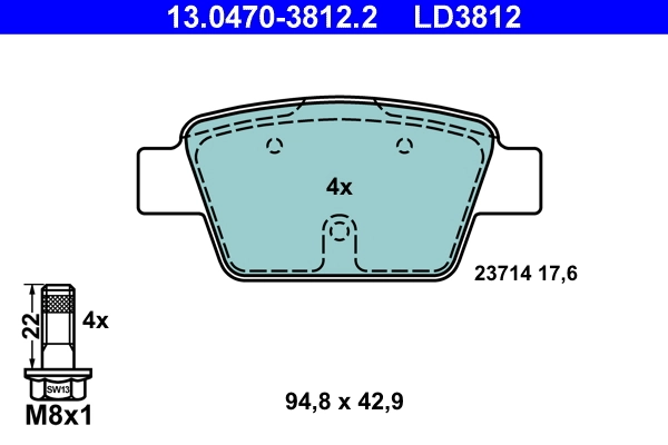 Brake Pad Set, disc brake