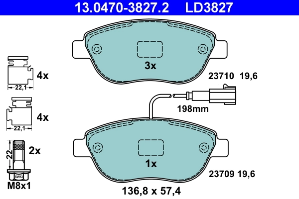 Brake Pad Set, disc brake