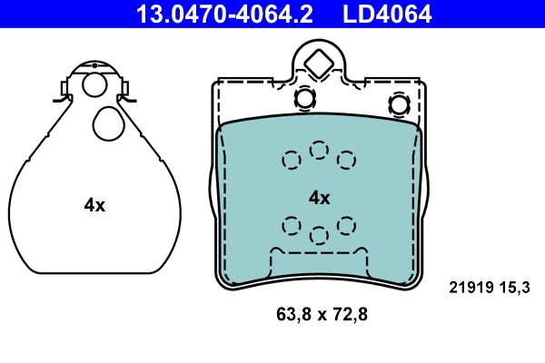 Brake Pad Set, disc brake