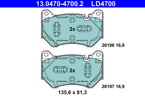 Brake Pad Set, disc brake