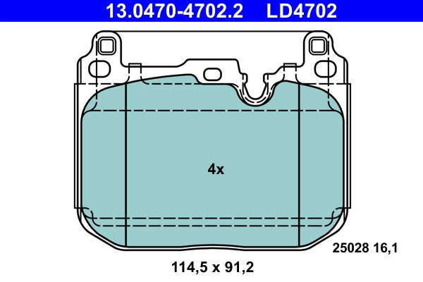 Brake Pad Set, disc brake