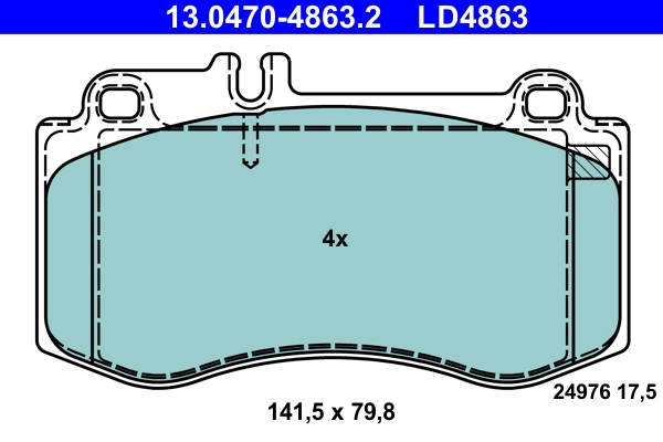 Brake Pad Set, disc brake