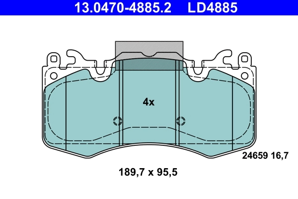 Brake Pad Set, disc brake