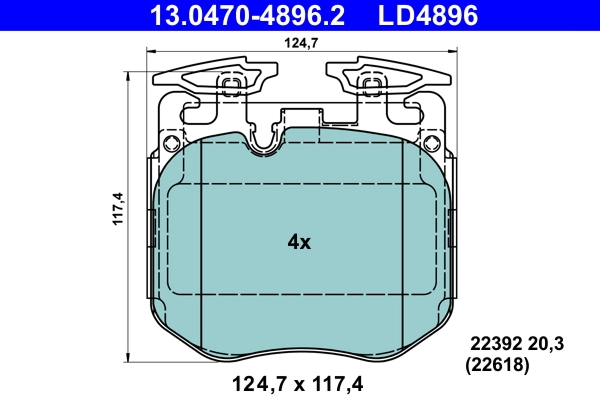 Brake Pad Set, disc brake