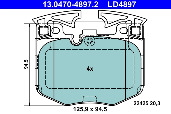 Brake Pad Set, disc brake