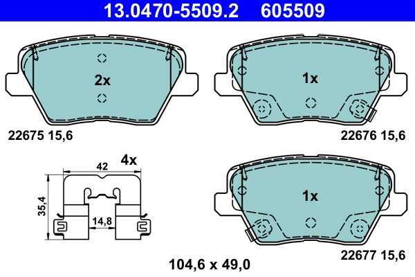 Brake Pad Set, disc brake