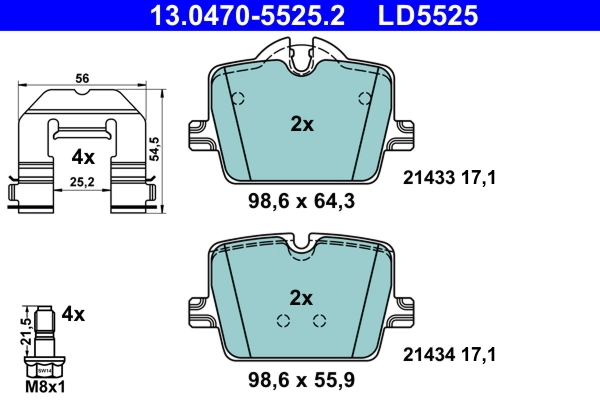 Brake Pad Set, disc brake