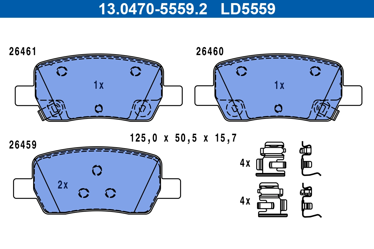 Brake Pad Set, disc brake