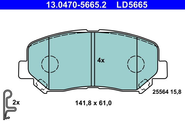 Brake Pad Set, disc brake