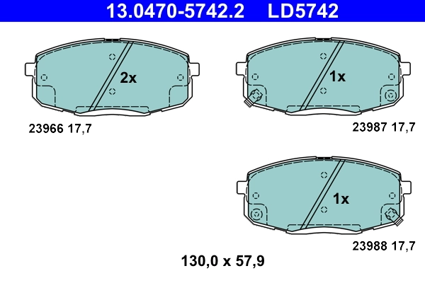 Brake Pad Set, disc brake