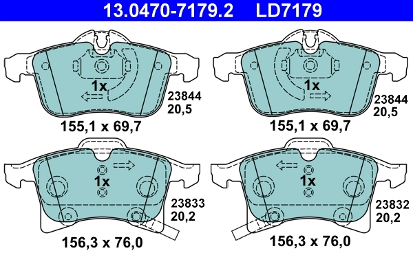 Brake Pad Set, disc brake