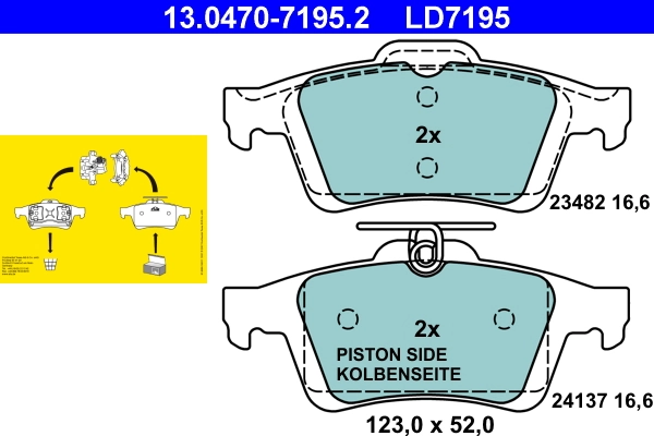 Brake Pad Set, disc brake