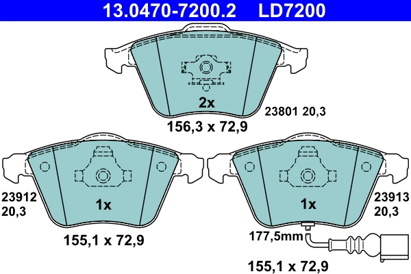 Brake Pad Set, disc brake