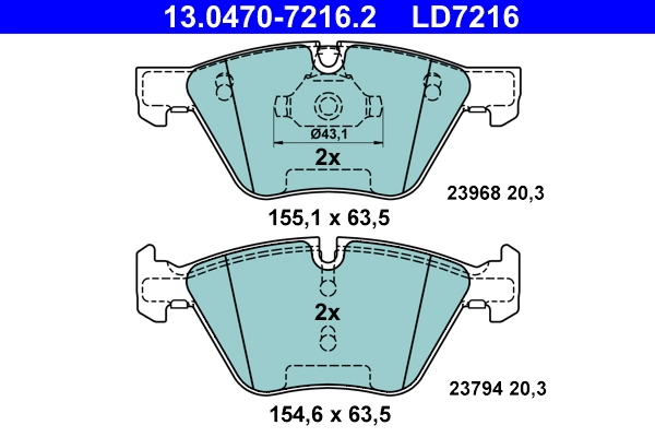 Brake Pad Set, disc brake