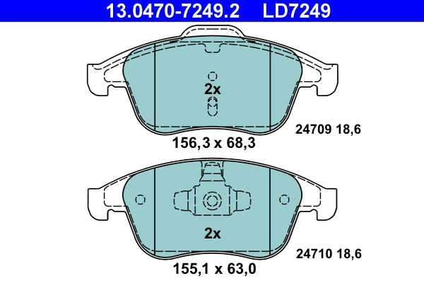 Brake Pad Set, disc brake