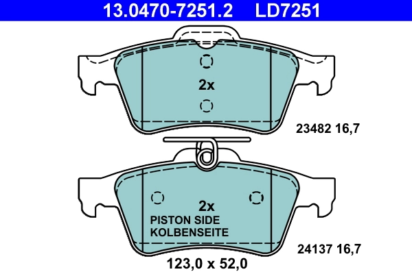 Brake Pad Set, disc brake