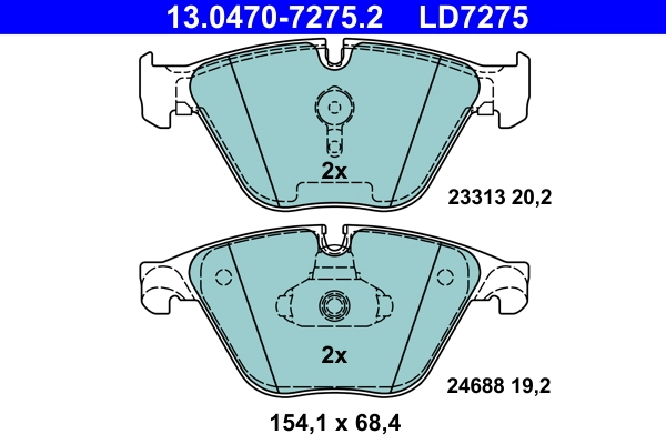 Brake Pad Set, disc brake