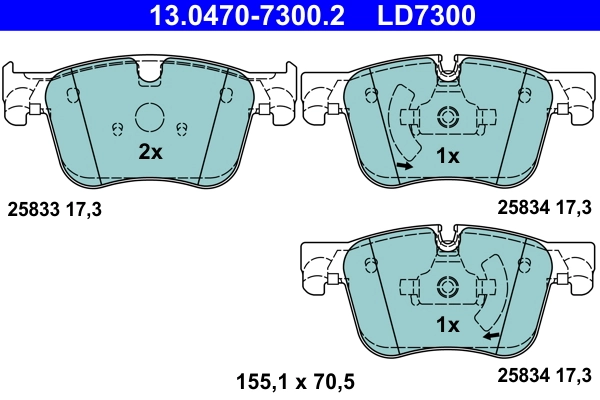 Brake Pad Set, disc brake