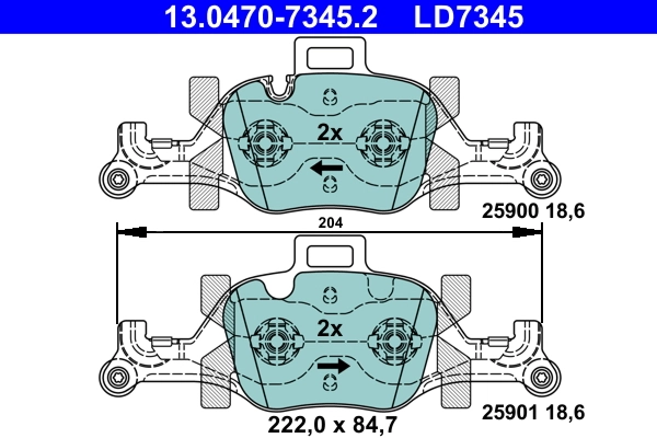 Brake Pad Set, disc brake