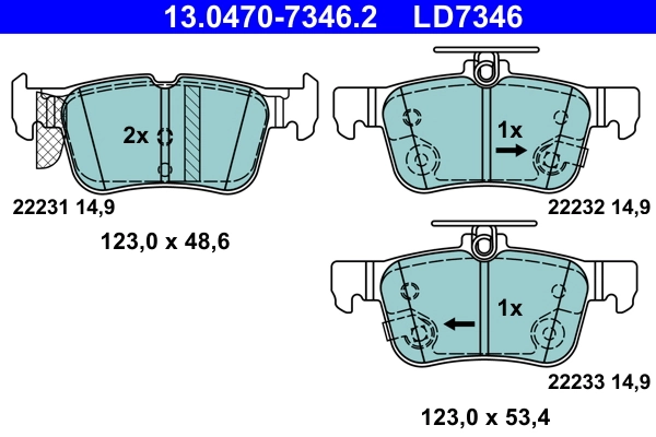Brake Pad Set, disc brake
