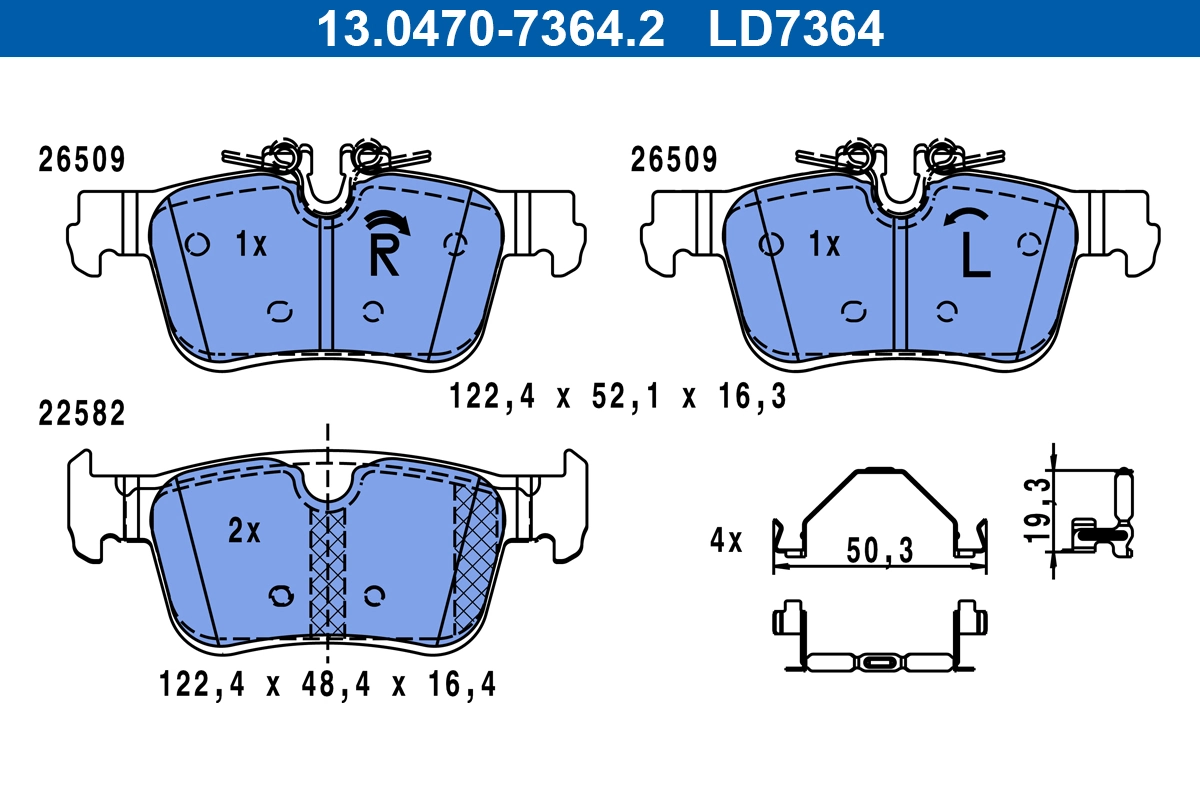 Brake Pad Set, disc brake