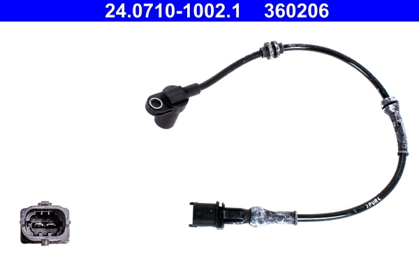 Sensor, wheel speed