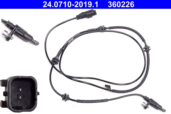 Sensor, wheel speed