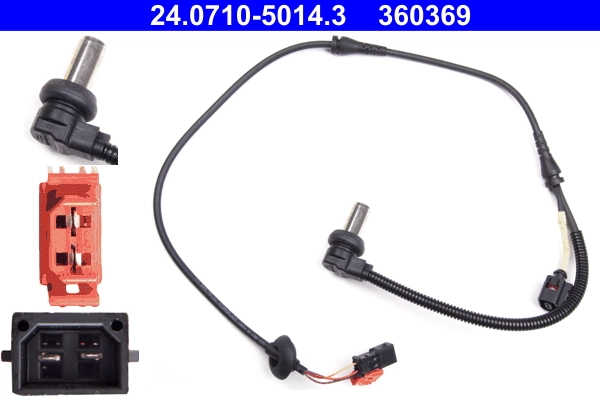 Sensor, wheel speed