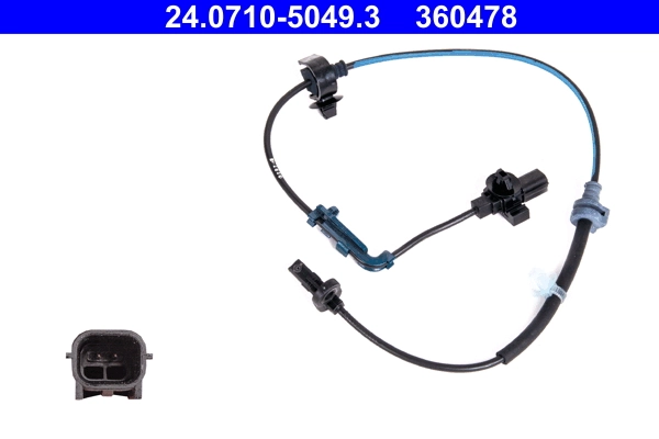 Sensor, wheel speed