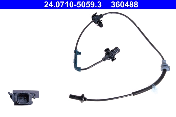 Sensor, wheel speed