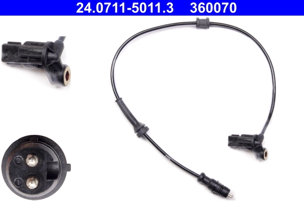 Sensor, wheel speed