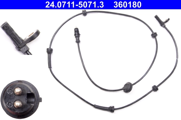 Sensor, wheel speed