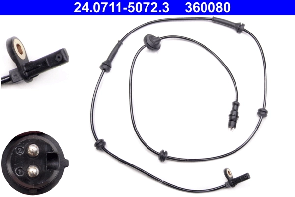 Sensor, wheel speed