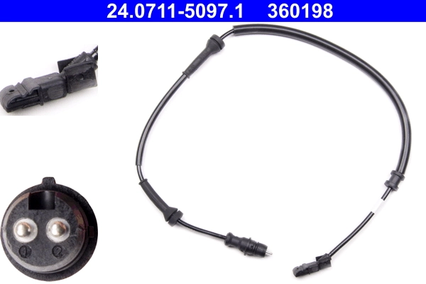 Sensor, wheel speed