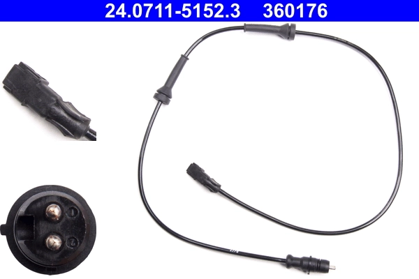 Sensor, wheel speed